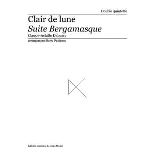 Debussy: Clair de lune, full score