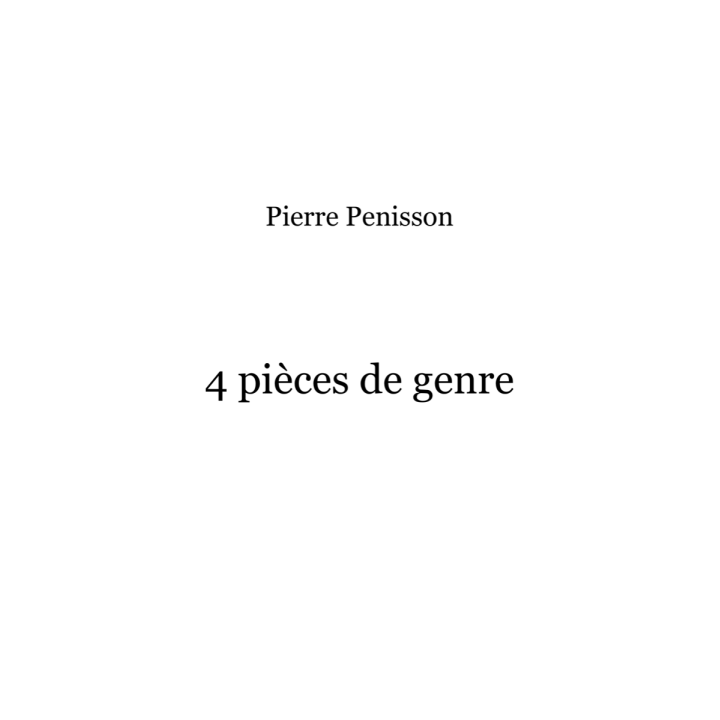 Quatre pièces de genre