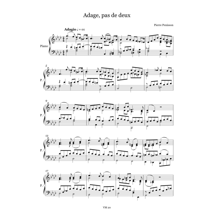 Quatre pièces de genre