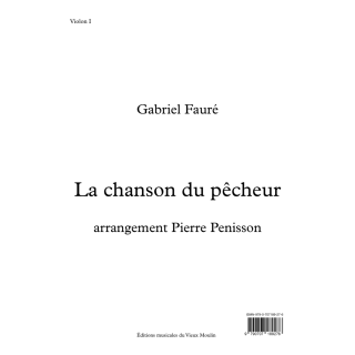 Gabriel Fauré: La chanson du pêcheur, matériel d'orchestre