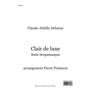 Debussy: Clair de lune, matériel d'orchestre
