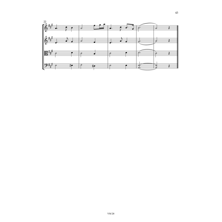 Classic string quartet