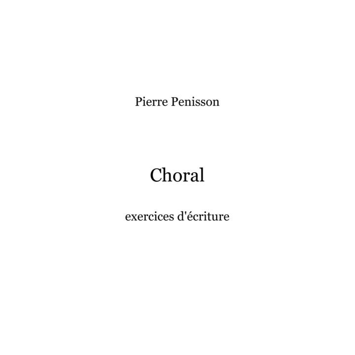 Chorals