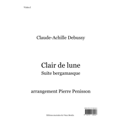 Claude Debussy, Clair de lune, double quintette - matériel