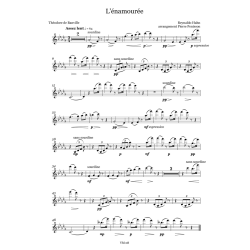 Reynaldo Hahn, L'énamourée, orchestre de chambre - matériel