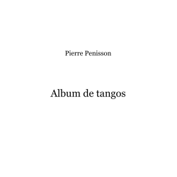 Album de tangos pour piano