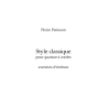 Pierre Penisson, Classic string quartet