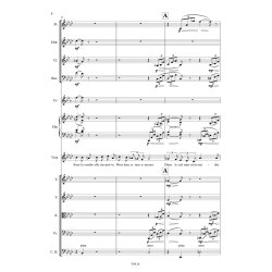 Gabriel Fauré, Song of the fisherman, chamber orchestra, full score