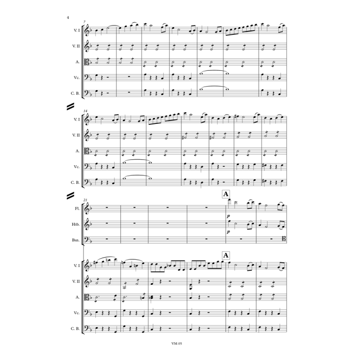 Gabriel Fauré: Masques et bergamasques, full score