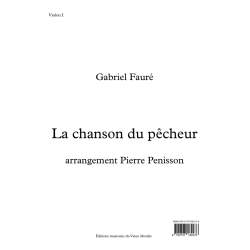 Gabriel Fauré, La chanson du pêcheur, double quintette - matériel