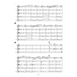 Gabriel Fauré, Masques et bergamasques, chamber orchestra, full score