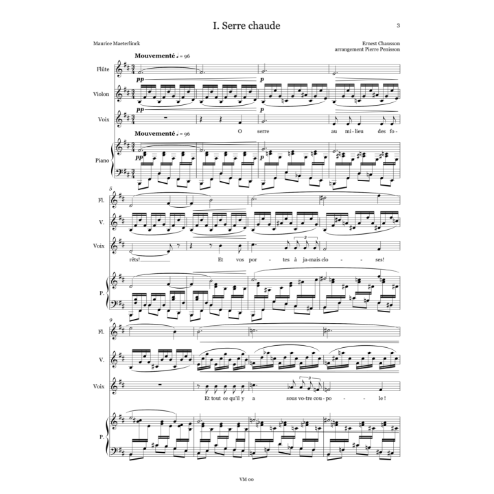 Ernest Chausson: Hothouses