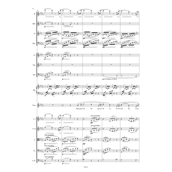 Reynaldo Hahn: L’énamourée, full score
