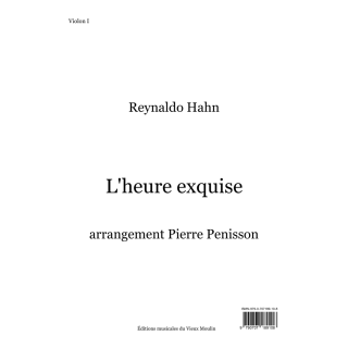 Reynaldo Hahn: L’heure exquise, matériel d'orchestre