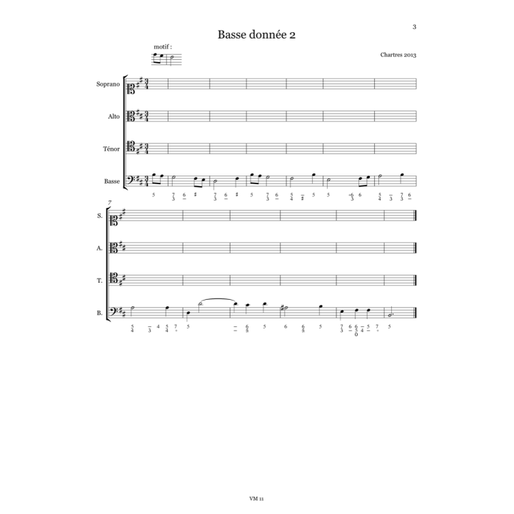 Twenty figured basses