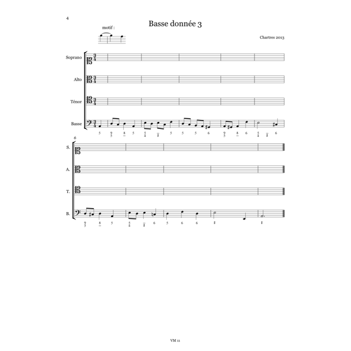 Twenty figured basses