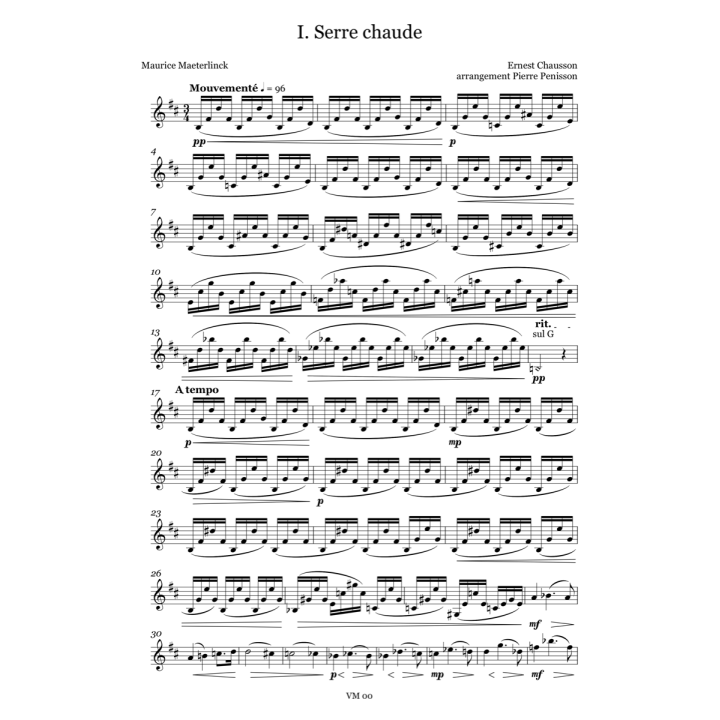 Ernest Chausson: Hothouses