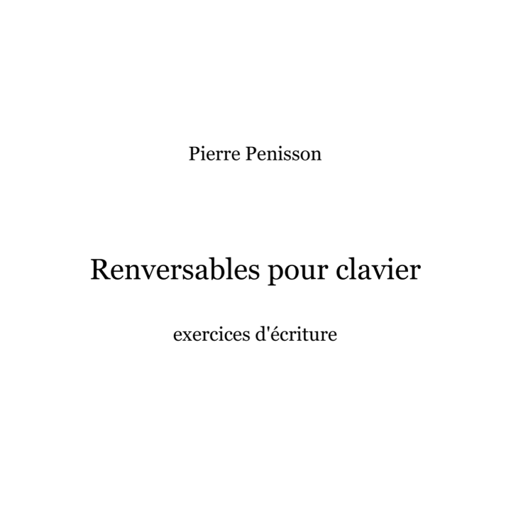Renversables pour clavier