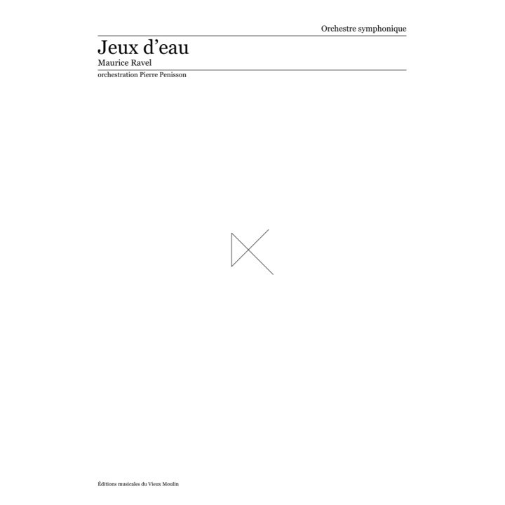 Ravel: Jeux d'eau, conducteur